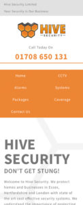 hive Mobile View